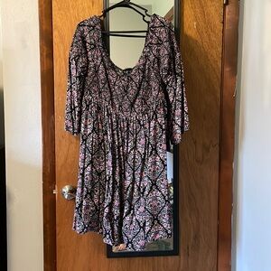 Beautiful Torrid off the shoulder floral dress